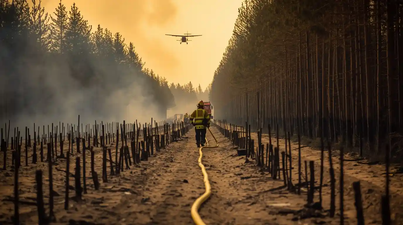 Pourquoi l'incendie dans les Landes n'est toujours pas fixé