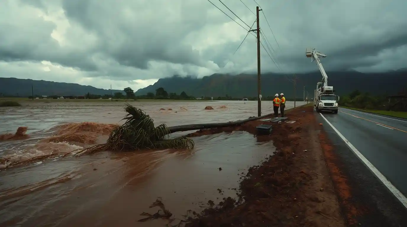 Hurricane Lala Stayed Offshore. Two Homes Washed Away.