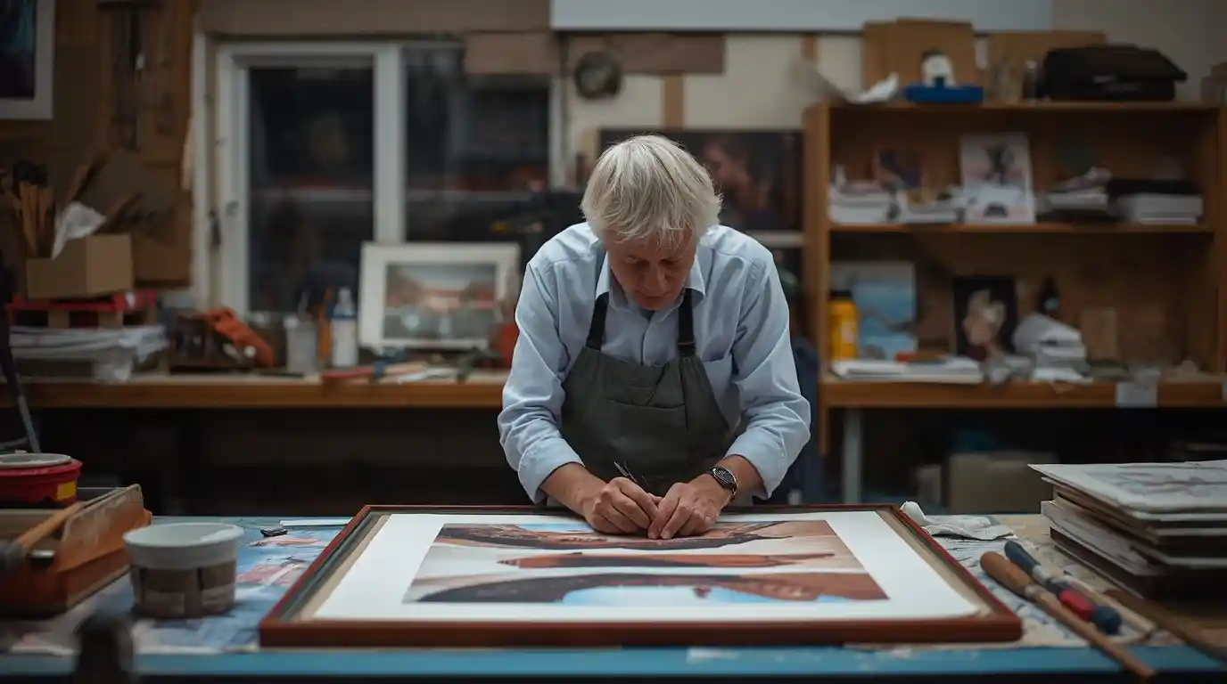 When His Closest Friend Died, Hockney Painted His Dogs