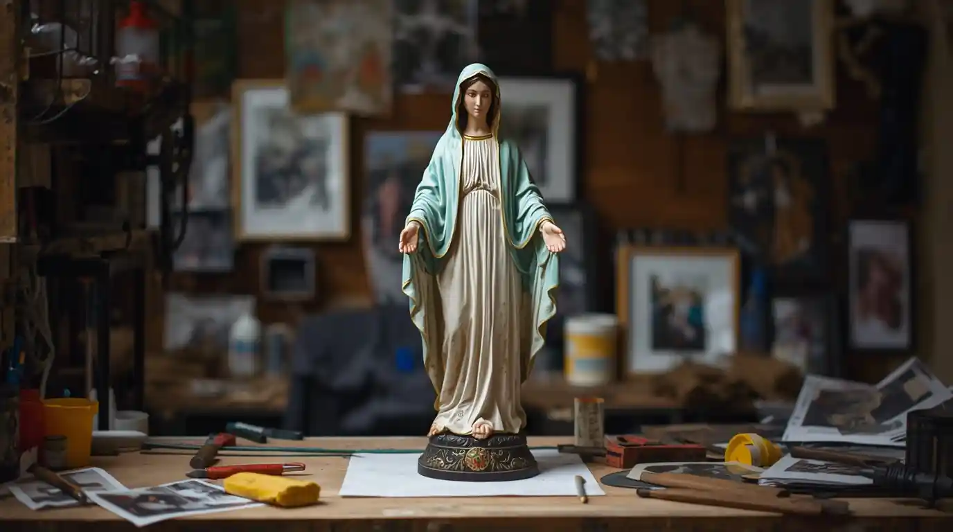 The Village Has 130 People and a 182-Foot Virgin Mary Statue