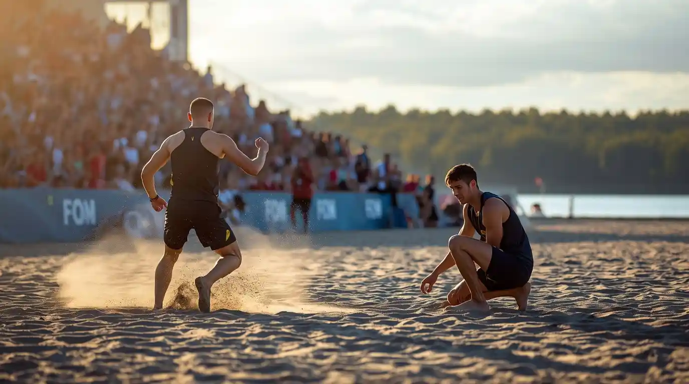 Ett set på 54 poäng banade väg för EM-final i beachvolley