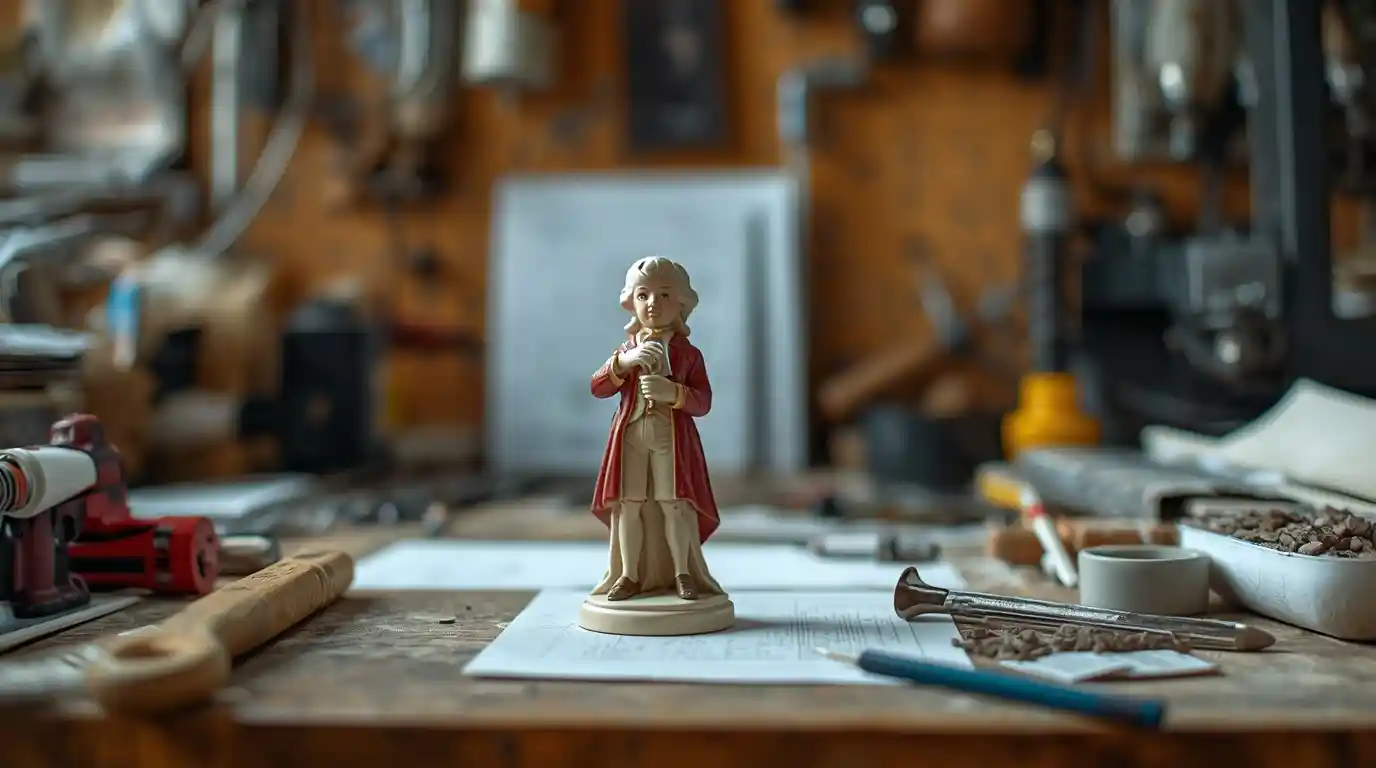 210 of 320 Mozart Figurines Vanished From a Public Garden