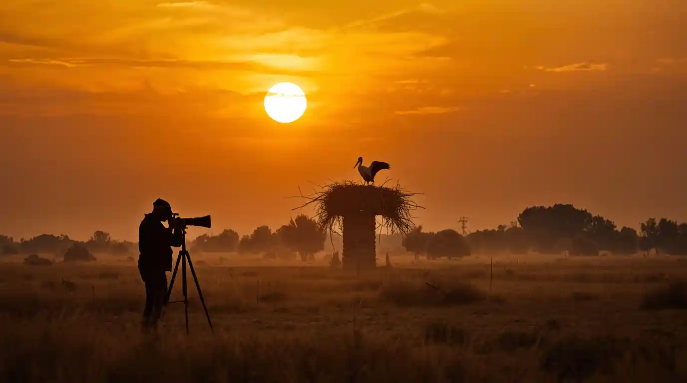 A Bird Landed 30 Seconds Before This Solar Eclipse Photo