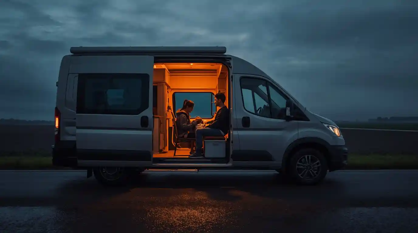 Een camperbusje, een baby en een erfelijke ziekte
