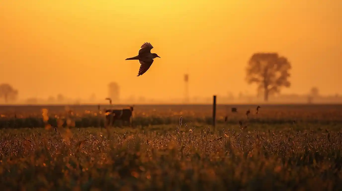 De blauwe kiekendief broedt nu tussen het Groningse graan